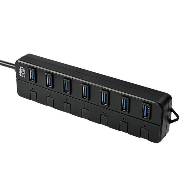 Upgrade 7-Port USB 3.0 Hub with Individual Power Switch & Power Adapter UP925158